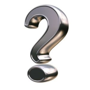 Metallic question mark symbol representing inquiries about modern boiler systems and their functionality.